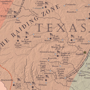 The Comanches And War On The Texas Frontier - Art Print