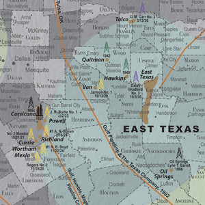 Texas, Birthplace Of The Modern Oil Industry - Art Print