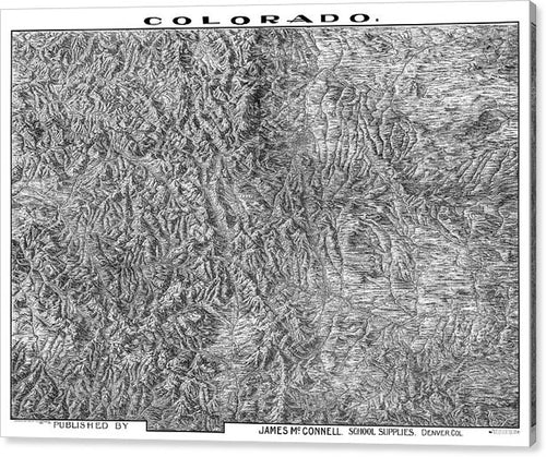Colorado 1894 - Canvas Print