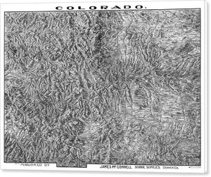 Colorado 1894 - Canvas Print