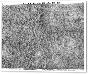 Colorado 1894 - Acrylic Print