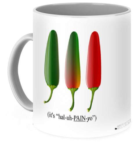 It's Hal Uh Pain Yo Mug