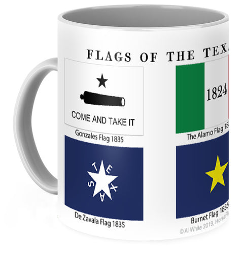 Texas Revolutionary Flags Mug