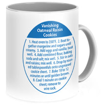 Load image into Gallery viewer, Vanishing Oatmeal Cookies Recipe Mug